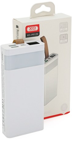 Фото - Батарея мобільна XO PowerBank PR129 20000mAh White