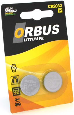 Батарейка тип CR2032 Orbus CR2032, 2 шт.