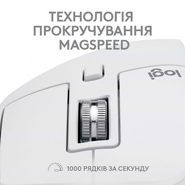 Фото - Мышь беспроводная Logitech MX Master 3S For Mac Performance Wireless Mouse Pale Grey (910-006572)