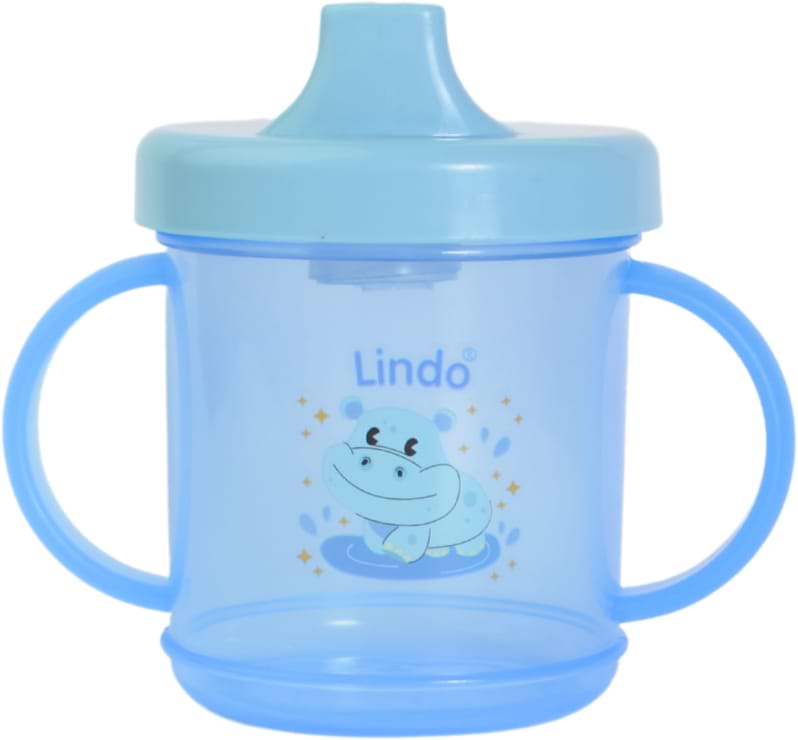 Поїльник-непроливайка дитячий Lindo 210 мл (LI 700 син)