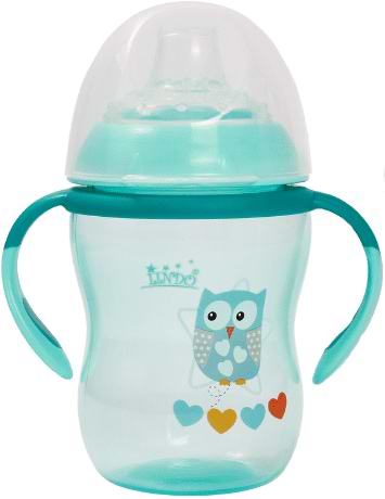 Поильник-непроливайка детский Lindo 260 мл (А 42 зел)