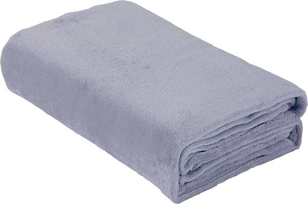 Фото - Плед полуторный Love You флис серый 150х200 см (8171)