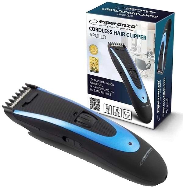 Фото - Машинка для стрижки волос Esperanza Apollo EBC004 Black/Blue