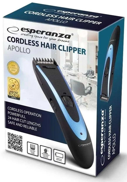 Фото - Машинка для стрижки волос Esperanza Apollo EBC004 Black/Blue