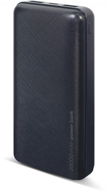 Батарея мобильная Gembird PB20-02 20000 mAh Black - Фото 1