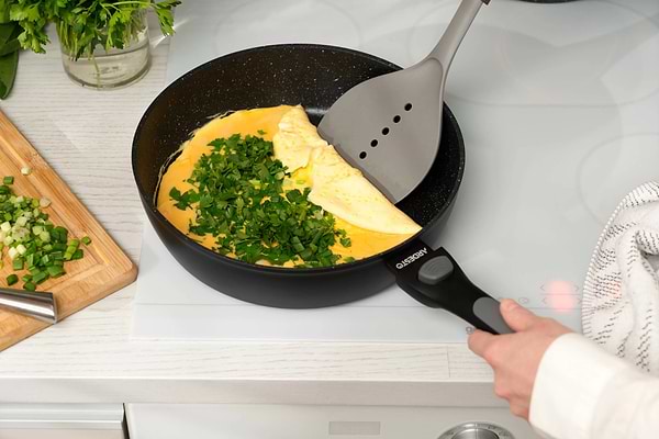 Фото - Лопатка кухонна Ardesto Gemini 33 см Gray/Brown (AR2144PG)