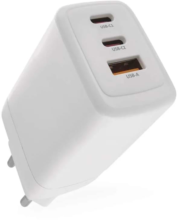 Сетевое зарядное устройство EMOS V05G65 1xUSB-A, 2xUB-C 65W 220V PD (V05G65)