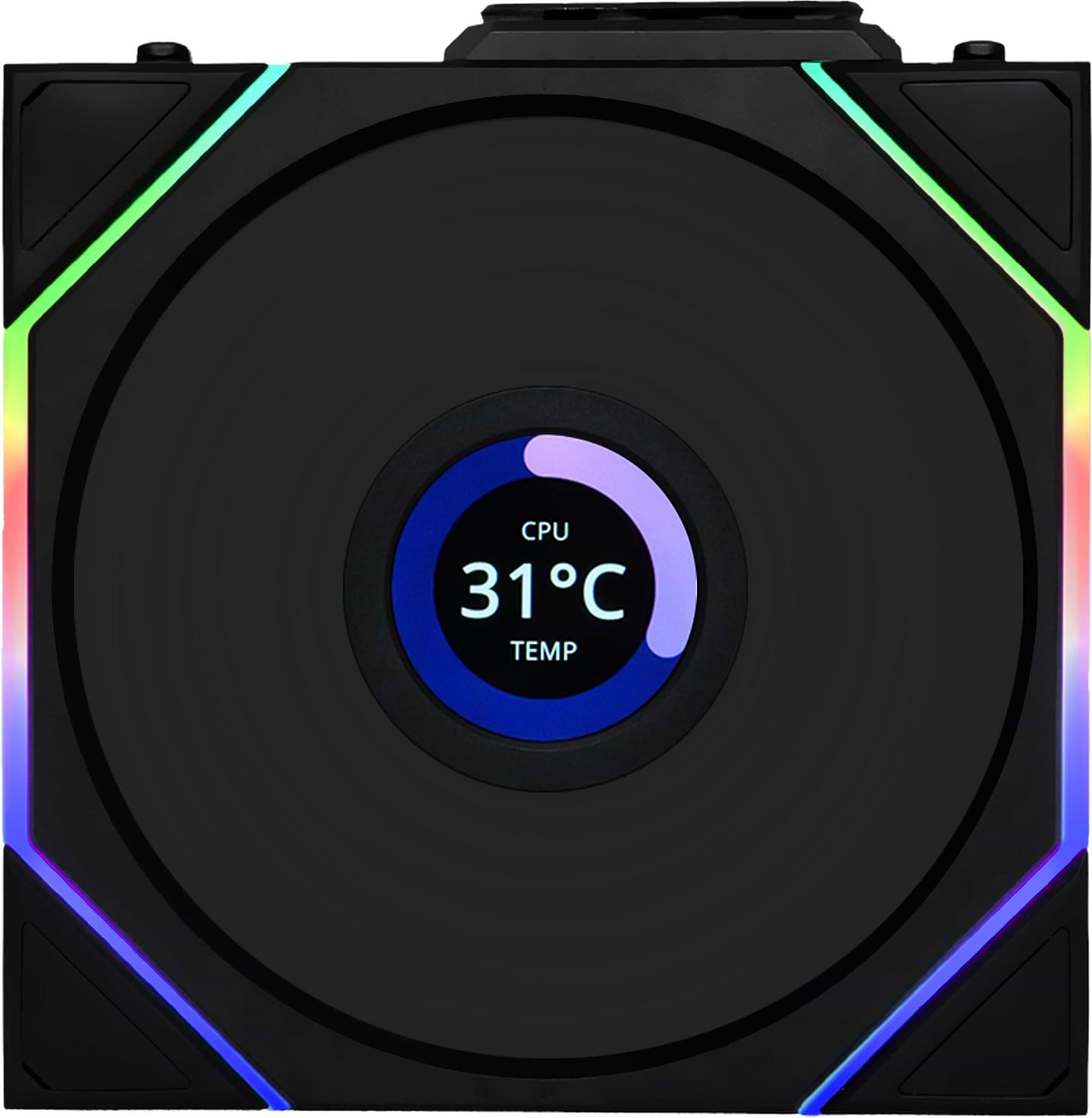 Корпусный вентилятор Lian Li UNI Fan TL WIRELESS LCD 120-1 Black (G99.12TLLCD1W1B.00)