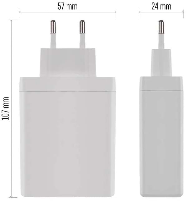 Фото - Сетевое зарядное устройство EMOS V06G120 1xUSB-A, 3xUB-C 120W 220V PD (V06G120)