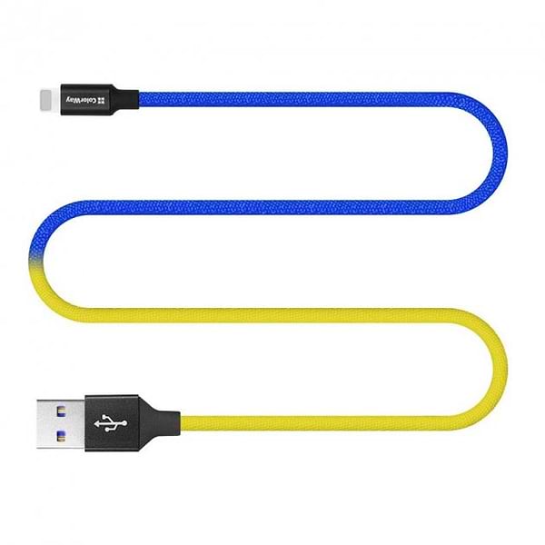 Фото - Кабель синхронизации данных Colorway USB -Apple Lightning 2.4А 1m (CW-CBUL052-BLY)