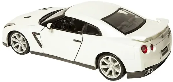 Фото - Коллекционная машинка 1:24 Bburago Nissan GT-R (ассорти красный, белый металлик, 1:24) (18-21082)