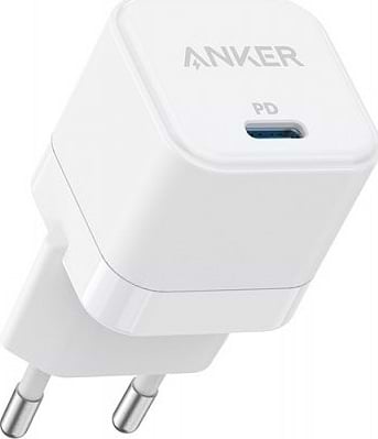 Мережевий зарядний пристрій Anker PowerPort III 20W Cube White (A2149G21) - Фото 1