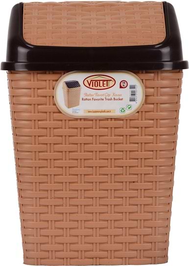 Кошик для сміття VIOLET HOUSE 0752 Роттанг Crem 10 л