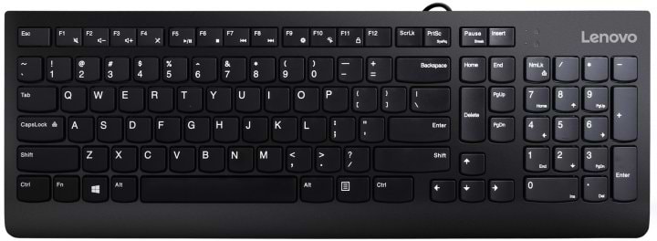 Клавіатура дротова Lenovo 300 USB Keyboard UKR 300 USB UKR (GY41D64869)