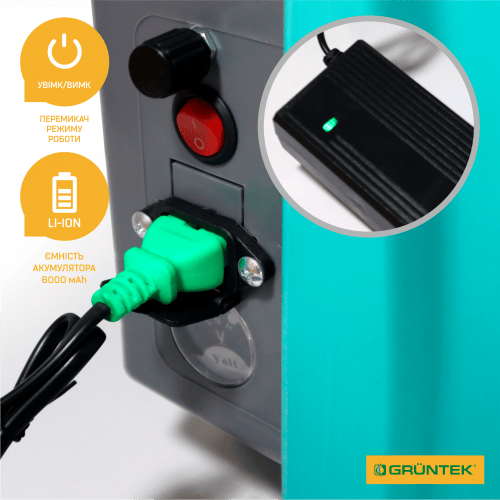 Фото - Обприскувач акумуляторний Gruntek Prime BS-12-3 Li-Ion (296001082/12L)