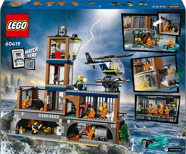 Фото - Конструктор LEGO City Поліцейський острів-в'язниця (60419)
