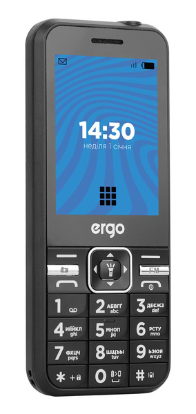 Фото - Мобільний телефон Ergo E281 Dual Sim Black