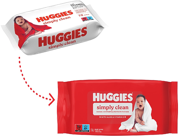 Фото - Салфетки влажные для детей Huggies Simply Clean, 72 шт. (5029053582238)