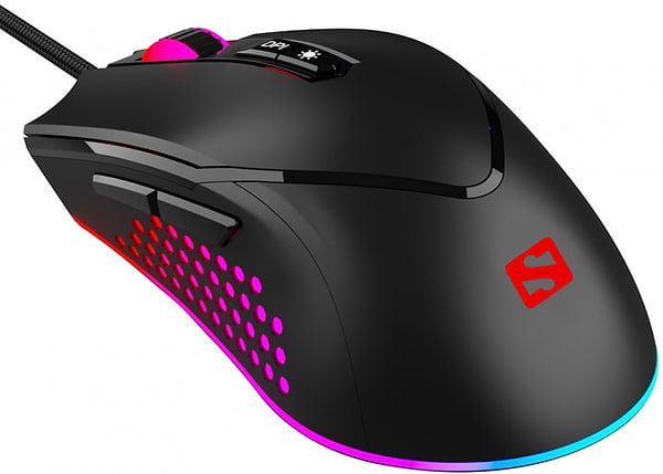 Фото - Мышь проводная игровая Sandberg Azazinator Mouse 6400 RGB Black (640-20)