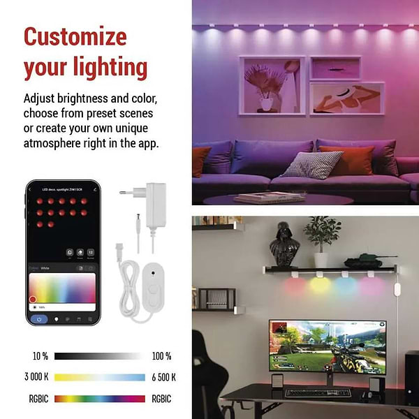 Фото - Светодиодный светильник EMOS ZIW154R, Wi-Fi (для стартового набора ZIW15CR)