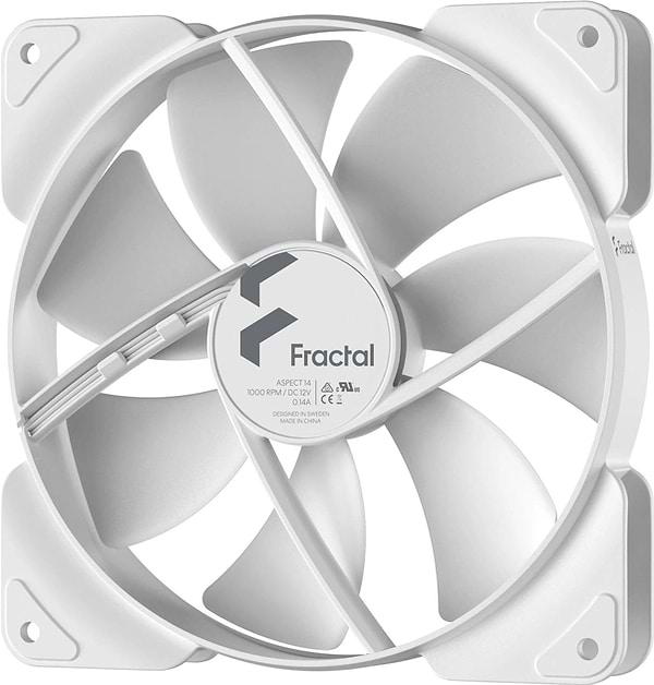 Фото - Корпусный вентилятор Fractal design Aspect 14 White (FD-F-AS1-1402)