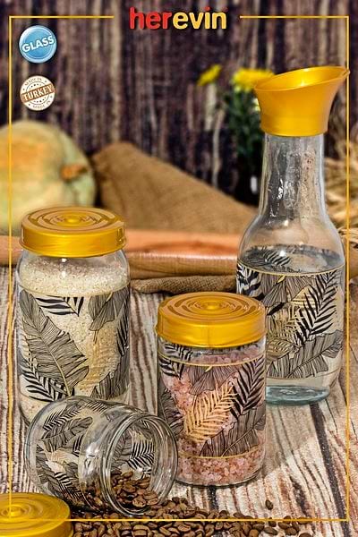 Фото - Ємність для зберігання Herevin Gold Leaf 0.6 л (171441-067)