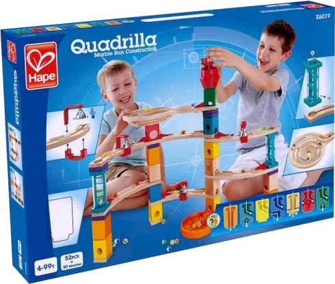 Дерев'яний конструктор Hape Quadrilla Потік із замку 102 ел. (E6019)