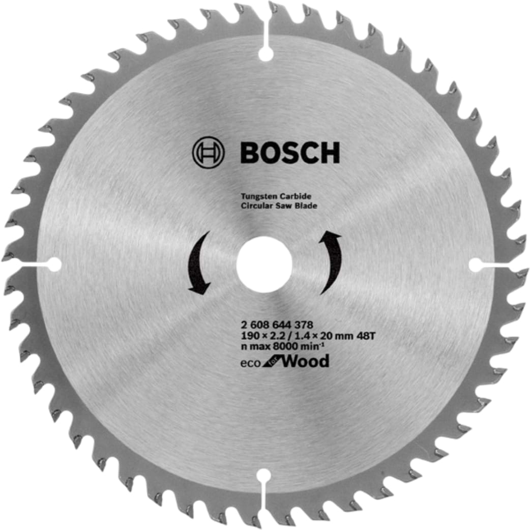 Диск алмазный Bosch Eco for Wood 190x2.2x20-48T (2.608.644.378)