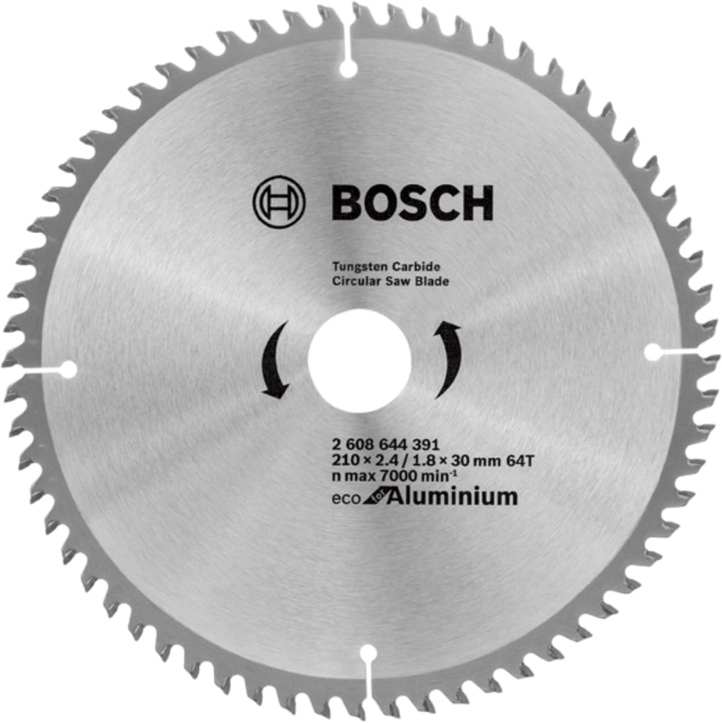 Диск алмазный Bosch Eco for Aluminium 210x2.4x30-64T (2.608.644.391)