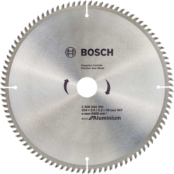Фото - Диск алмазный Bosch Eco for Aluminium 254x3x30-96T (2.608.644.395) Фото - Диск алмазный Bosch Eco for Aluminium 254x3x30-96T (2.608.644.395)