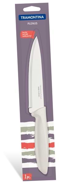 Фото - Ніж кухонний Tramontina Plenus Light Grey Chef 152 мм (23426/136)