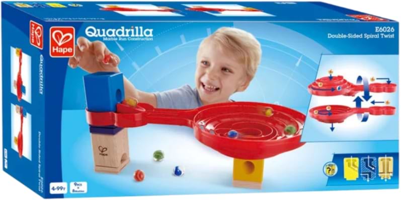 Пластиковий конструктор Hape Quadrilla Двостороння спіраль (E6026)