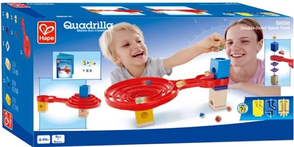 Фото - Пластиковый конструктор Hape Quadrilla Двухсторонняя спираль (E6026)