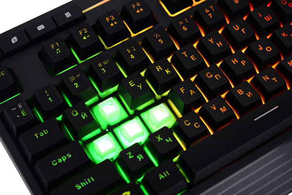 Фото - Клавіатура дротова ігрова Ergo ENG/RUS/UKR Black (KB-612)