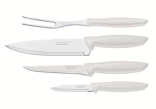 Фото - Набор ножей Tramontina Plenus Light Grey 4 пр. (23498/331)