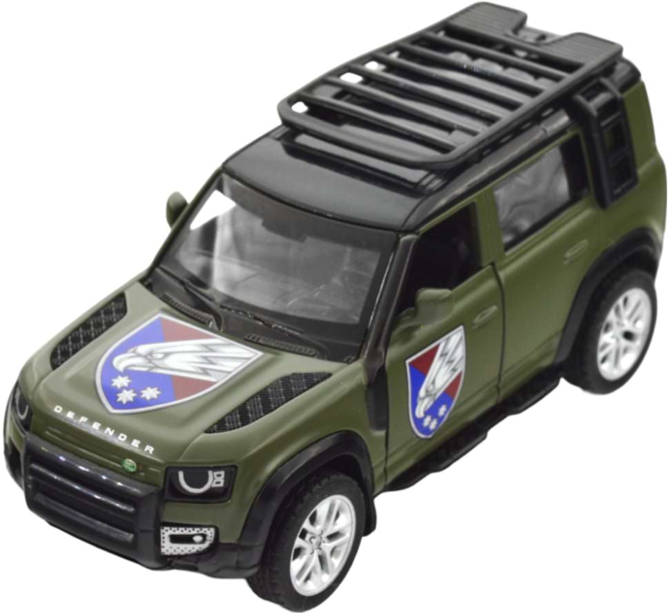 Наземная военная техника TechnoDrive Шевроны Героев LAND ROVER DEFENDER 110 25 ОВДБр (250289M)