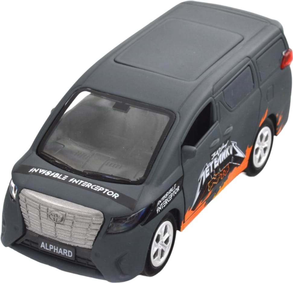 Наземная военная техника TechnoDrive Шевроны Героев TOYOTA ALPHARD INVISIBLE INTERCEPTOR (KM6011) - Фото 1
