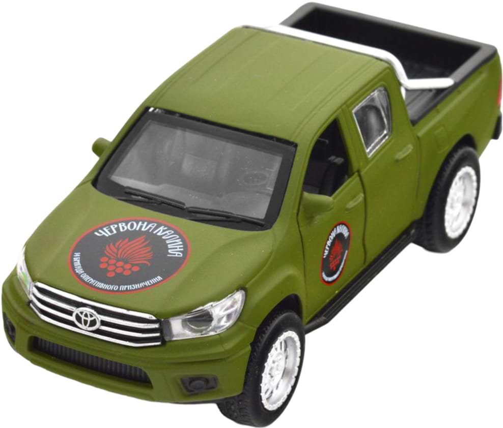 Наземна військова техніка TechnoDrive Шеврони Героїв TOYOTA HILUX ЧЕРВОНА КАЛИНА (KM6119)
