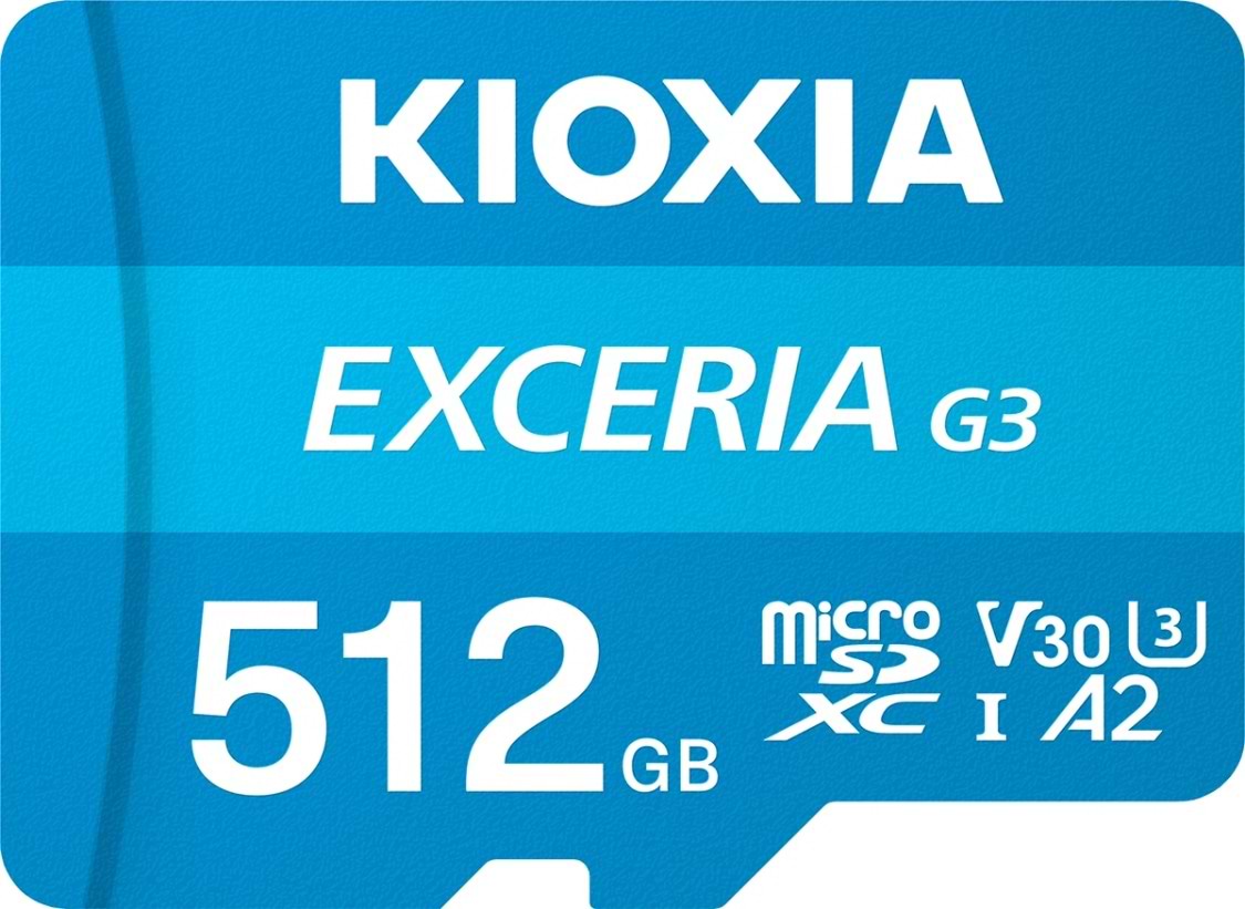 Карта пам'яті Kioxia EXCERIA G3 microSDXC 512GB U3 V30 W/A (LMEX3L512GG2)