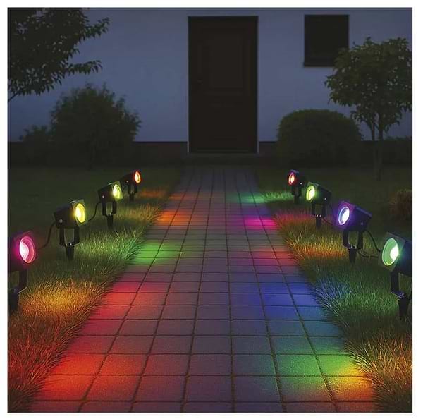 Фото - Світлодіодний прожектор EMOS ZIW194R,комплект 4 шт,7Вт,RGBIC,WIFI