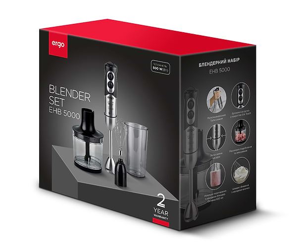 Фото - Блендер погружной Ergo EHB 5000