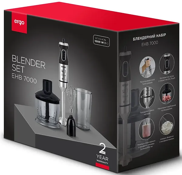 Фото - Блендер погружной Ergo EHB 7000
