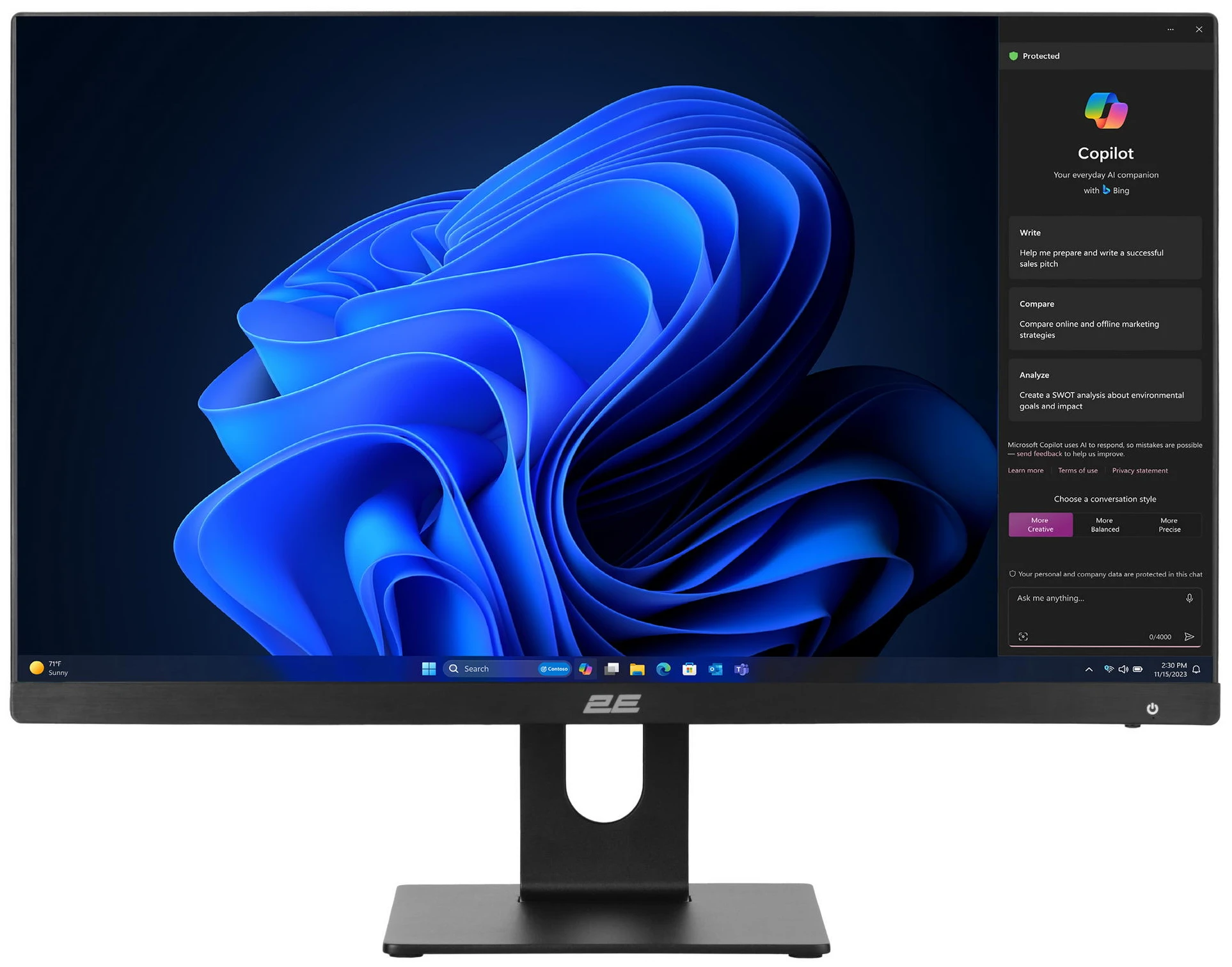 Компьютер-моноблок 2E Rational K6 Black (2E-K6.V2.49)