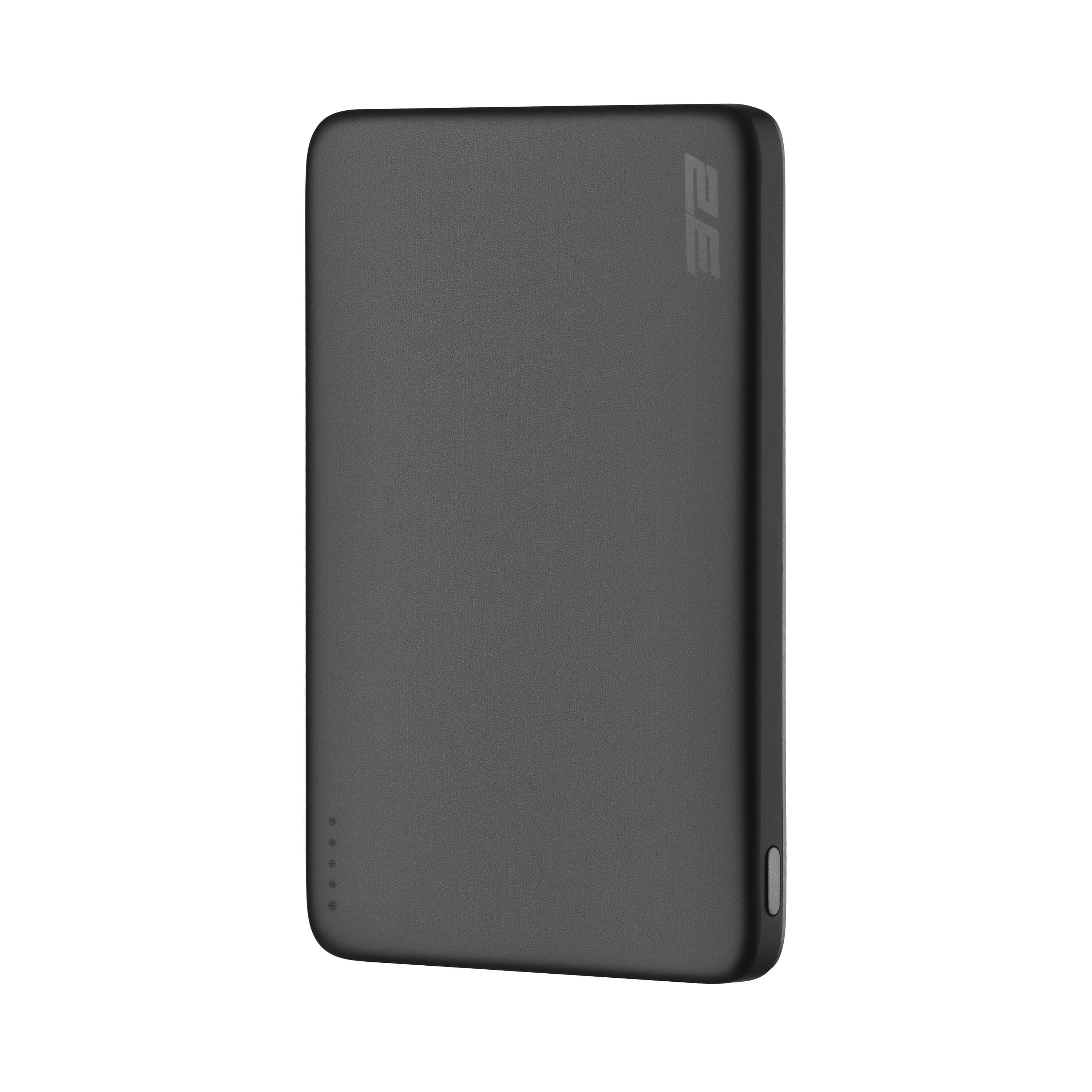 Батарея мобильная 2E Slim Wireless QI 5000мА/год Silver (2E-PB0515-GREY)