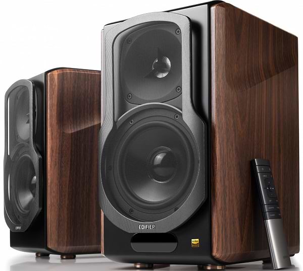 Фото - Компьютерная акустика компактная 2.0 Edifier S2000MKIII Brown 2.0 130W Bluetooth Hi-Res
