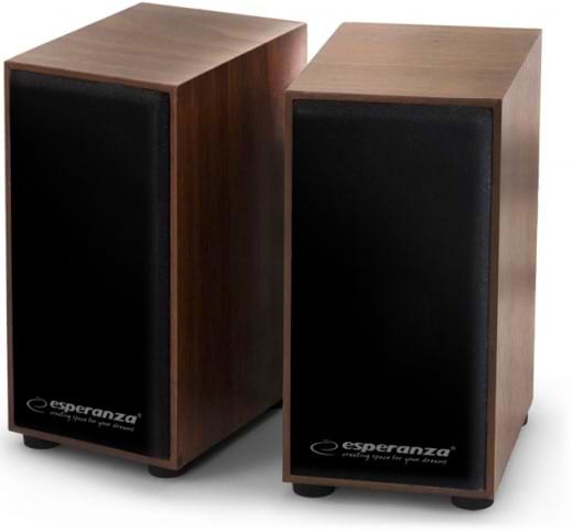 Комп'ютерна акустика компактна 2.0 Esperanza Speakers EP122 Wood - Фото 1