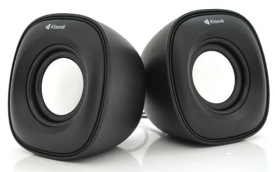 Комп'ютерна акустика звичайна 2.0 Kisonli V350B/23398 Black - Фото 1