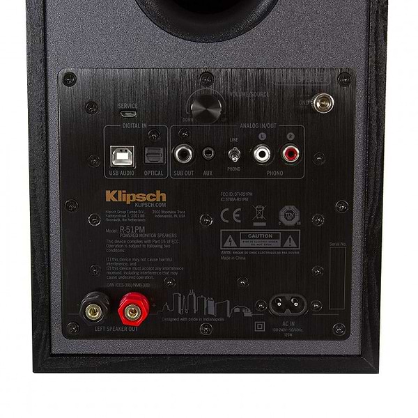 Фото - Компьютерная акустика обычная 2.0 Klipsch Reference R-51PM Black