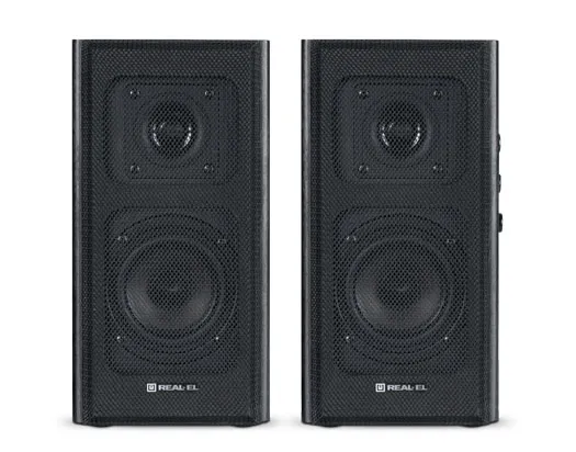 Фото - Компьютерная акустика обычная 2.0 REAL-EL S-250 Black (EL121000005)