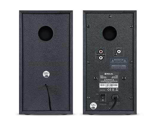 Фото - Компьютерная акустика обычная 2.0 REAL-EL S-250 Black (EL121000005)